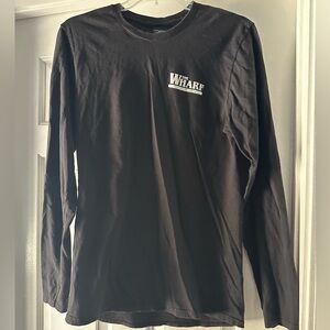 Hanes Black Long Sleeve Tees